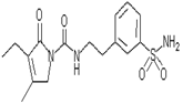 Glimepiride EP Impurity E ;Glimepiride BP Impurity E ; Glimepiride USP Related Compound E ; Glimepiride meta-Sulfonamide ; 3-Ethyl-4-methyl-2-oxo-N-[2-(3-sulphamoylphenyl) ethyl]-2,3-dihydro-1H-pyrrole-1-carboxamide