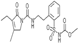 Glimepiride EP Impurity F ; Glimepiride BP Impurity F ; Glimepiride USP Related Compound F ; Glimepiride ortho Ester ; Methyl [[2-[2-[[(3-ethyl-4-methyl-2-oxo-2,3-dihydro-1H-pyrrol-1-yl)carbonyl] amino] ethyl] phenyl] sulphonyl] carbamate