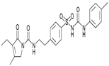 Glimepiride EP Impurity H ; Glimepiride BP Impurity H ; Glimepiride USP Related Compound H ; Glimepiride Toluene Analog ; 1-[[4-[2-[[(3-Ethyl-4-methyl-2-oxo-2,3-dihydro-1H-pyrrol-1-yl) carbonyl] amino] ethyl] phenyl] sulphonyl]-3-(4-methylphenyl)urea