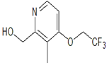 Lansoprazole Hydroxymethyl Impurity ; 2-Hydroxymethyl-3-methyl-4-(2,2,2-trifluoroethoxy)pyridine ;
