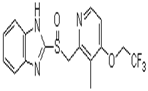 Lansoprazole ; 2-[[3-Methyl-4-(2,2,2-trifluoroethoxy)pyridin-2-yl]methylsulfinyl]-1H-benzoimidazol | 103577-45-3