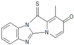 Lansoprazole Thioxo Impurity ; 1-Methyl-12-thioxopyrido[1,2,3,4]imidazole-[1,2-a]benzimidazole-2(12H)-one ;