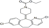 Loratadine 2-Chloro Impurity ; 2-Chloro Loratadine ; 2,8-Dichloro-6,11-dihydro-11-[N-ethoxy carbonyl-4-piperidylidene]-5H-benzo[5,6] cyclohepta[1,2-b]pyridine  | 165739-64-0