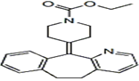 Loratadine Deschloro Impurity ; Deschloro Loratadine ;  Ethyl 4-(5,6-dihydro-11H-benzo[5,6]cyclohepta[1,2-b]pyridin-11-ylidene)piperidine-1-carboxylate
