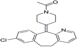 Loratadine N-Acetyl Impurity ;N-Acetyl Desloratadine ; 8-Chloro-6,11-dihydro-11-(N-acetyl-4-piperinylidene)-5H-benzo[5,6]cyclohepta[1,2-b] pyridine | 117796-52-8