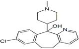 Loratadine USP RC D ; Loratadine USP Related Compound D ; 11-Hydroxy N-Methyl Dihydrodesloratadine ; 8-Chloro-6,11-dihydro-11-[N-methyl-4-piperidinyl]-11-hydroxy-5H-benzo[5,6] cyclohepta[1,2-b]pyridine  | 38089-93-9