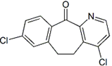 Loratadine USP RC E ; Loratadine USP Related Compound E ; 4,8-Dichloro-6,11-dihydro-5H-benzo[5,6] cyclohepta[1,2-b]pyridin-11-one | 133330-60-6