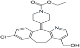 Loratadine 4-Hydroxymethyl Impurity (USP) ; 4-Hydroxymethyl Loratadine (USP) ; Ethyl 4-[8-chloro-5,6-dihydro-4-(hydroxy methyl)-11H-benzo[5,6]cyclohepta[1,2-b]pyridin-11-ylidene]-1-piperidine carboxylate  | 609806-40-8