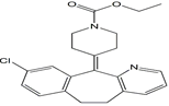 Loratadine 8-Dechloro-9-Chloro Impurity ; 4-(9-Chloro-5,6-dihydro-11H-benzo[5,6]cyclohepta[1,2-b]pyridin-11-ylidene)-1-piperidine carboxylic acid ethyl ester  | 109537-11-3