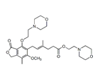 Mycophenolate Di-Mofetil ;Mycophenolate Mofetil Morpholinoethyl Ether ; 2-Morpholinoethyl (E)-6-[1,3-dihydro-4-(2-morpholinoethoxy)-6-methoxy-7-methyl-3-oxo-5-isobenzofuranyl]-4-methyl-4-hexenoate