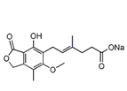 Mycophenolic Acid Sodium Salt ; (4E)-6-(4-Hydroxy-6-methoxy-7-methyl-3-oxo-1,3-dihydroisobenzofuran-5-yl)-4-methylhex-4-enoic acid sodium salt /37415-62-6