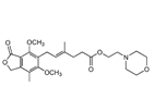 Mycophenolate Mofetil EP Impurity D ;O-Methyl Mycophenolate Mofetil ; 2-(Morpholin-4-yl)ethyl (4E)-6-(4,6-dimethoxy-7-methyl-3-oxo-1,3-dihydroisobenzofuran-5-yl)-4-methylhex-4-enoate  | 1322681-37-7