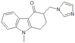 Ondansetron EP Impurity G ;C-Desmethyl Ondansetron ; (3RS)-3-[(1H-Imidazol-1-yl)methyl]-9-Methyl-1,2,3,9-tetrahydro-4H-carbazol-4-one