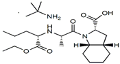 Perindopril t-Butylamine ; 2-Methylpropan-2-amine (2S,3aS,7aS)-1-[(2S)-2-[[(1S)-1-(ethoxycarbonyl)butyl]amino]propanoyl]octahydro-1H-indole-2-carboxylate | 107133-36-8