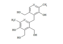 Pyridoxine ;Bispyridoxine;  5-Hydroxy-2-[[3-hydroxy-5-(hydroxymethyl)-2-methyl-4-pyridyl]methyl]-6-methyl-3,4-pyridinedimethanol  |  19203-56-6