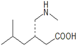 Pregabalin N-Methyl Impurity ; (S)-(+)-3-(N-Methylaminomethyl)-5-methylhexanoic acid  | 1155843-61-0
