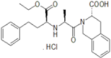 Quinapril Hydrochloride ; (S)-2-[(S)-N-[(S)-1-Carboxy-3-phenylpropyl]alanyl]-1,2,3,4-tetrahydro-3-isoquinolinecarboxylic acid, 1-ethyl ester, monohydrochloride |  82586-55-8