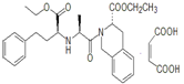 Quinapril Ethyl Ethyl Di-Ester (Maleate) ;Quinapril Ethyl Ethyl Di-Ester (Maleate) ; [3S-[2[R*(R*)],3R*]]-2-[2-[[1-(Ethoxycarbonyl)-3-phenylpropyl]amino]-1-oxopropyl]-1,2,3,4-tetrahydro-3-isoquinolinecarboxylic acid ethyl ester (2Z)-2-butenedioate | 103733-36-4 