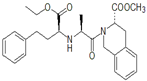 Quinapril Ethyl Methyl Di-Ester ;  [3S-[2[R*(R*)],3R*]]-2-[2-[[1-(Ethoxycarbonyl)-3-phenylpropyl]amino]-1-oxopropyl]-1,2,3,4-tetrahydro-3-isoquinolinecarboxylic acid methyl ester
