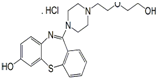 Quetiapine 7-Hydroxy Impurity ; Quetiapine 7-Hydroxy Metabolite (HCl) ; 7-Hydroxy Quetiapine Hydrochloride ; 11-(4-(2-(2-Hydroxyethoxy)ethyl)piperazin-1-yl)dibenzo[b,f][1,4]thiazepin-7-ol hydrochloride | 139079-39-3 