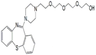 Quetiapine EP Impurity J ; Quetiapine Triether Alcohol ; Quetiapine Hydroxyethyloxyethyl Ether ; 2-(2-{2-[2-(4-Dibenzo [b, f] [1, 4] thiazepin-11-yl-piperazin-1-yl)-ethoxy]-ethoxy}-ethoxy)-ethanol ;Quetiapine EP Impurity J | 1356906-17-6