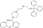 Quetiapine EP Impurity O ; Quetiapine O-Trityl Impurity ; 11-(4-(2-(2-(Trityloxy)ethoxy)ethyl)piperazin-1-yl)dibenzo[b,f][1,4]thiazepine  | 844639-06-1 