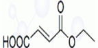 Quetiapine EP Impurity R ; Fumaric Acid Monoethyl Ester ; (E)-4-Ethoxy-4-oxobut-2-enoic acid | 2459-05-4 