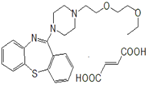 Quetiapine Ethyl Ether (Fumarate) ;2-{2-[2-(4-Dibenzo [b, f] [1, 4] thiazepin-11-yl-piperazin-1-yl)-ethoxy]-ethoxy}-ethane fumarate salt ; Ethyl Quetiapine Fumarate Salt | 1011758-06-7