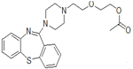 Quetiapine EP Impurity A ;Quetiapine Acetate ; 2-[2-(4-Dibenzo [b,f] [1,4]thiazepin-11-yl-1-piperazinyl)ethoxy]-ethyl acetate | 844639-07-2 