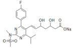 Rosuvastatin EP Impurity B (Sodium Salt) ;(3RS,5RS,6E)-7 -[4-(4-Fluorophenyl)-6-(1-methylethyl)-2-[methyl (methyl sulfonyl)amino]-5-pyrimidinyl]-3,5-dihydroxy- 6-heptenoic acid sodium salt