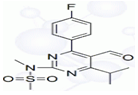 Rosuvastatin Formyl Impurity ;N-(4-(4-Fluorophenyl)-5-formyl-6- isopropylpyrimidin-2-yl)-N-methylmethanesulfonamide | 147118-37-4