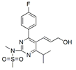 Rosuvastatin Hydroxypropenyl Impurity ;  N-[4-(4-Fluorophenyl)-5-[(1E)-3-hydroxy-1-propen-1-yl]-6-(1-methylethyl)-2-pyrimidinyl]-N-methyl-methanesulfonamide | 910867-08-2