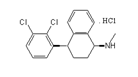 Sertraline 2,3-Dichloro Analog (HCl Salt)  2,3-Isosertraline HCl (USP) ; (1S,4R)-4-(2,3-Dichlorophenyl)-1,2,3,4-tetrahydro-N-methyl naphthalen amine hydrochloride