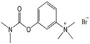 Neostigmine Bromide ;3-[(Dimethylcarbamoyl)oxy]-N,N,N-trimethylanilinium bromide  |  114-80-7