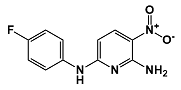 Flupritine Maleate Impurity B; 2-Amino-3-nitro-6-p-fluoro benzyl amino-pyridine   |  33400-49-6
