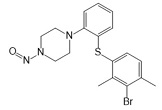1-(2-((3-bromo-2,4-dimethylphenyl)thio)phenyl)-4-nitrosopiperazine