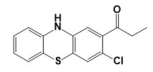 1-(3-chloro-10H-phenothiazin-2-yl)propan-1-one