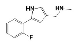 1-(5-(2-Fluorophenyl)-1H-pyrrol-3-yl)-N-methylmethanamine/1610043-62-3