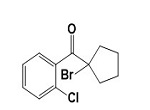 (1-Bromocyclopentyl)(2-chlorophenyl)methanone/6740-86-9