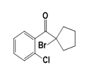 (1-Bromocyclopentyl)(2-chlorophenyl)methanone;6740-86-9