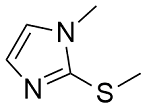 1-Methyl-2-(methylthio)imidazole; 14486-52-3