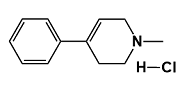 1-Methyl-4-phenyl-1,2,3,6-tetrahydropyridine Hydrochloride  |  23007-85-4