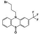 10-(3-bromopropyl)-2-(trifluoromethyl)-10H-phenothiazine 5-oxide