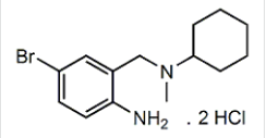 Bromhexine EP Impurity D;Monodesbromo Bromohexine Dihydrochloride;N-(2-Amino-5-bromobenzyl)-N-methylcyclohexanamine dihydrochloride  |10076-98-9 (HCl salt) ; 132004-28-5 (base)