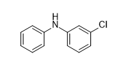 3-Chlorodiphenylamine; Chlorpromazine Hydrochloride - Impurity H (EP/BP) (As per EP Monograph 37.2); 3-Chloro-N-phenyl-benzenamine; N-(3-Chlorophenyl)-N-phenylamine; N-(3-Chlorophenyl)aniline; N-(m-Chlorophenyl)aniline; Phenyl(m-chlorophenyl)amine; m-Chlorodiphenylamine;  (CAS: 101-17-7)