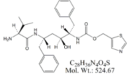 Ritonavir EP Impurity F ;Ritonavir BP Impurity F ; Hydantoin Amino Alcohol Ritonavir (USP) ; Thiazol-5-yl-methyl [(1S,2S,4S)-1-benzyl-4-[[(2S)-1-benzyl-2-hydroxy-4-[(4S)-4-(1-methylethyl)-2,5-dioxoimidazolidin-1-yl]-5-phenylpentyl]carbamate  |  1010809-61-6