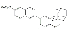 Adapalene USP RC B ;  Adapalene Methyl Ester ;  Methyl 6-[3-(1-Adamantyl)-4-methoxyphenyl]-2-naphthalenecarboxylate ;   106685-41-0 ;