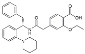 Repaglinide USP RC C; Repaglinide USP Related Compound C; (S)-2-Ethoxy-4-[2-[[2-phenyl-1-[2-(1-piperidinyl)phenyl]ethyl]-amino]-2-oxoethyl] benzoic acid   |  107362-12-9