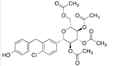 Empagliflozin Acetyl impurity;Des(tetrahydrofuran) Empagliflozin Tetraacetate Synonyms(1S)-1,5-anhydro-1-C-[4-chloro-3-[(4-hydroxyphenyl)methyl]phenyl]-, 2,3,4,6-tetraacetate D-Glucitol;(2R,3R,4R,5S,6S)-2-(Acetoxymethyl)-6-(4-chloro-3-(4-hydroxybenzyl)phenyl)tetrahydro-2H-pyran-3,4,5-triyl Triacetate  | 1079083-63-8