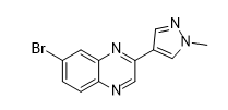 7-bromo-2-(1-methyl-1H-pyrazol-4-yl)quinoxaline/1083325-87-4